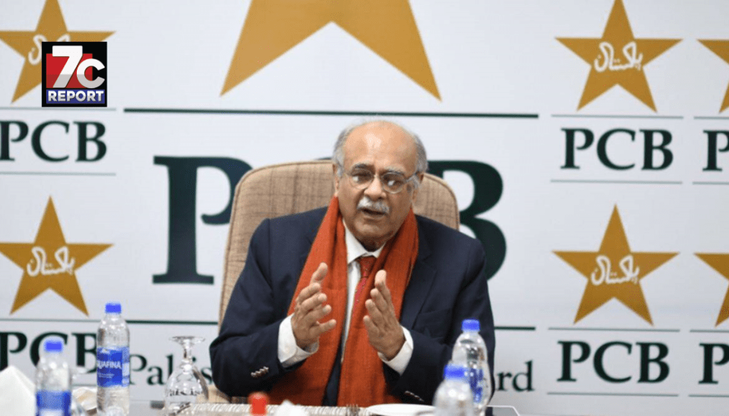 Chairman of the Pakistan Cricket Board Najam Aziz Sethi